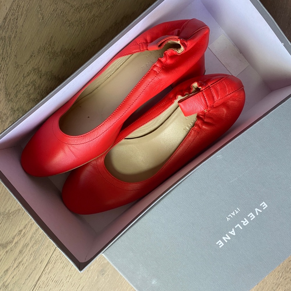 LIGHTLY worn Everlane day glove heel.